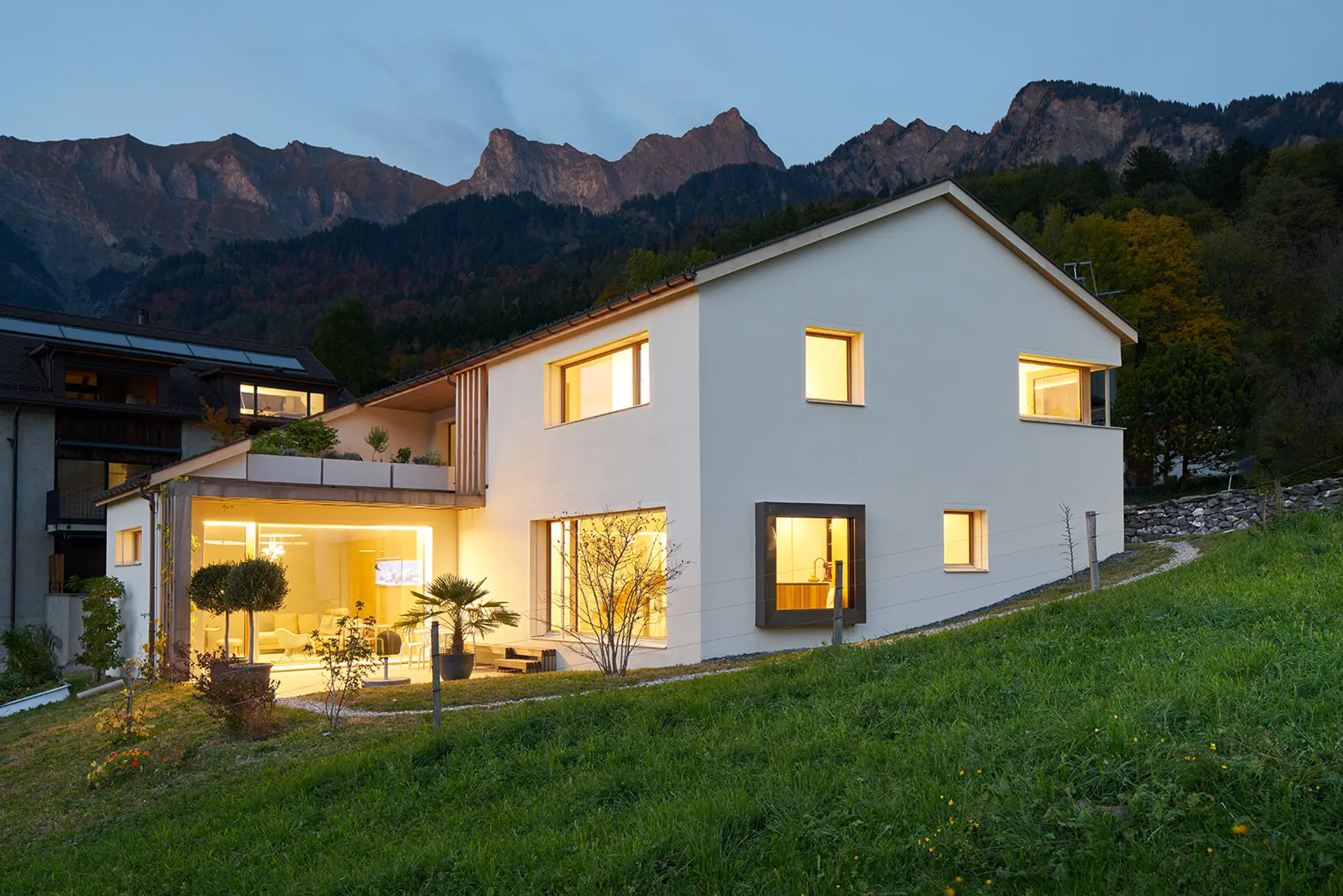 01_Neubau_Einfamilienhaus Teilerrüfeweg Rofels Maienfeld